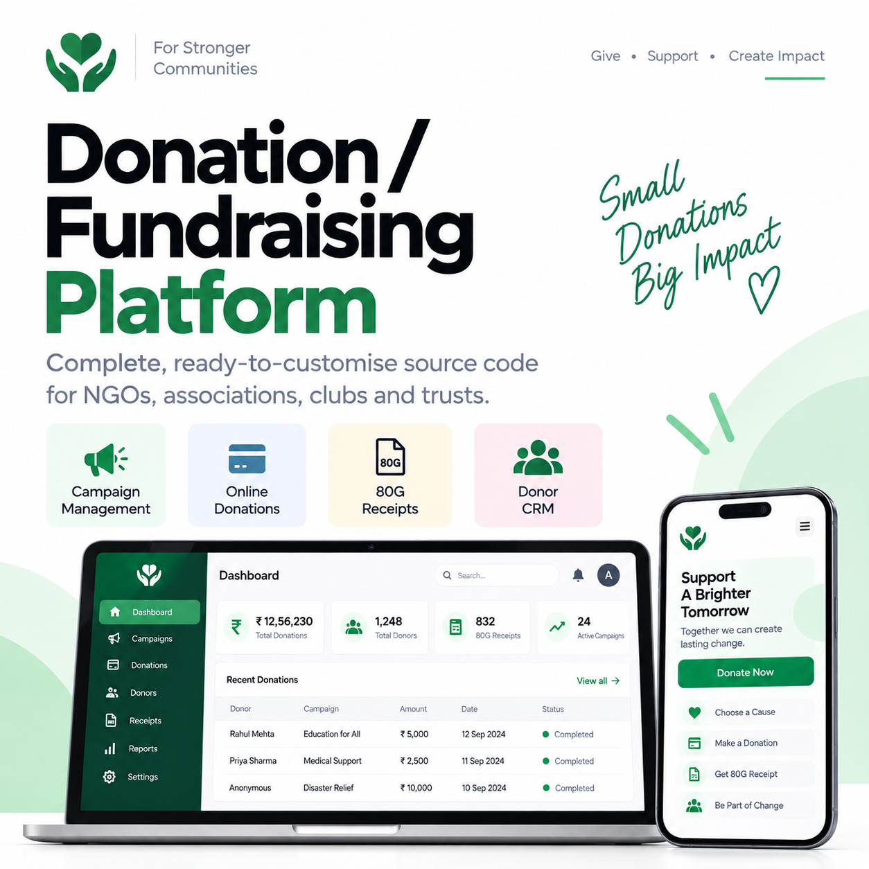 Donation / Fundraising Platform