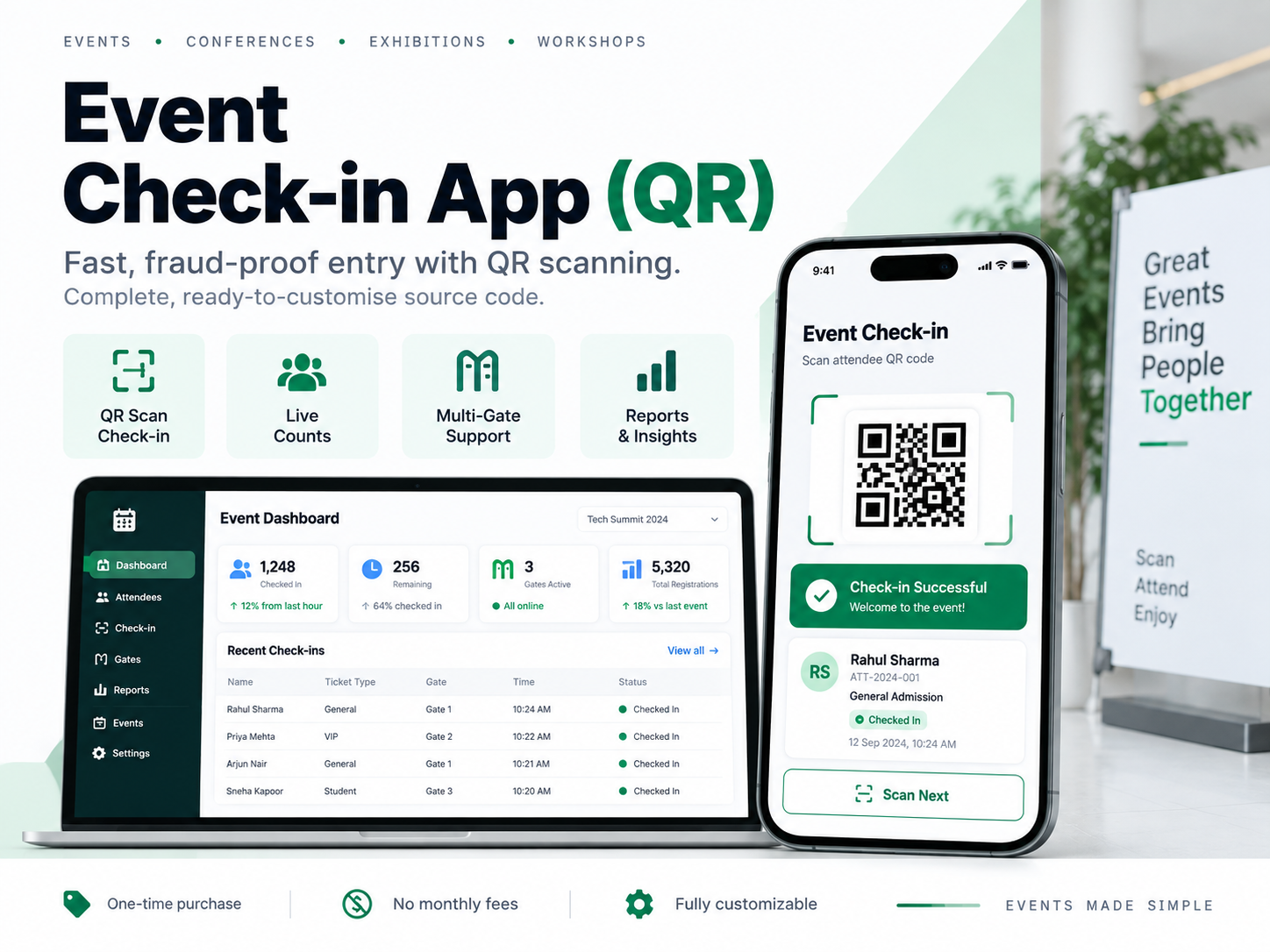 Event Check-in App (QR)