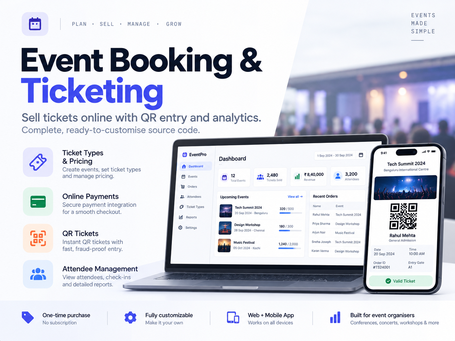 Event Booking & Ticketing