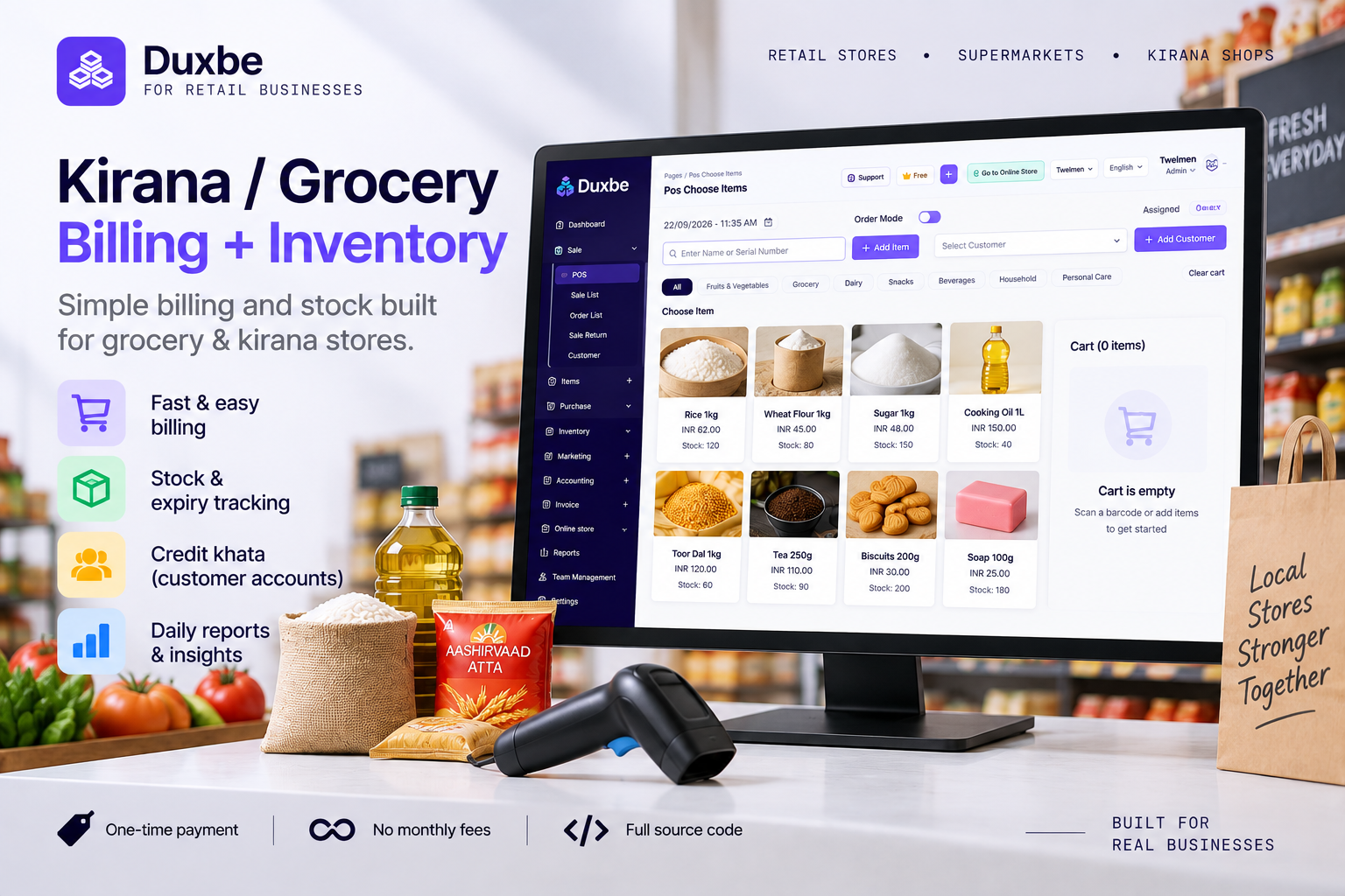 Retail / Kirana Billing + Inventory