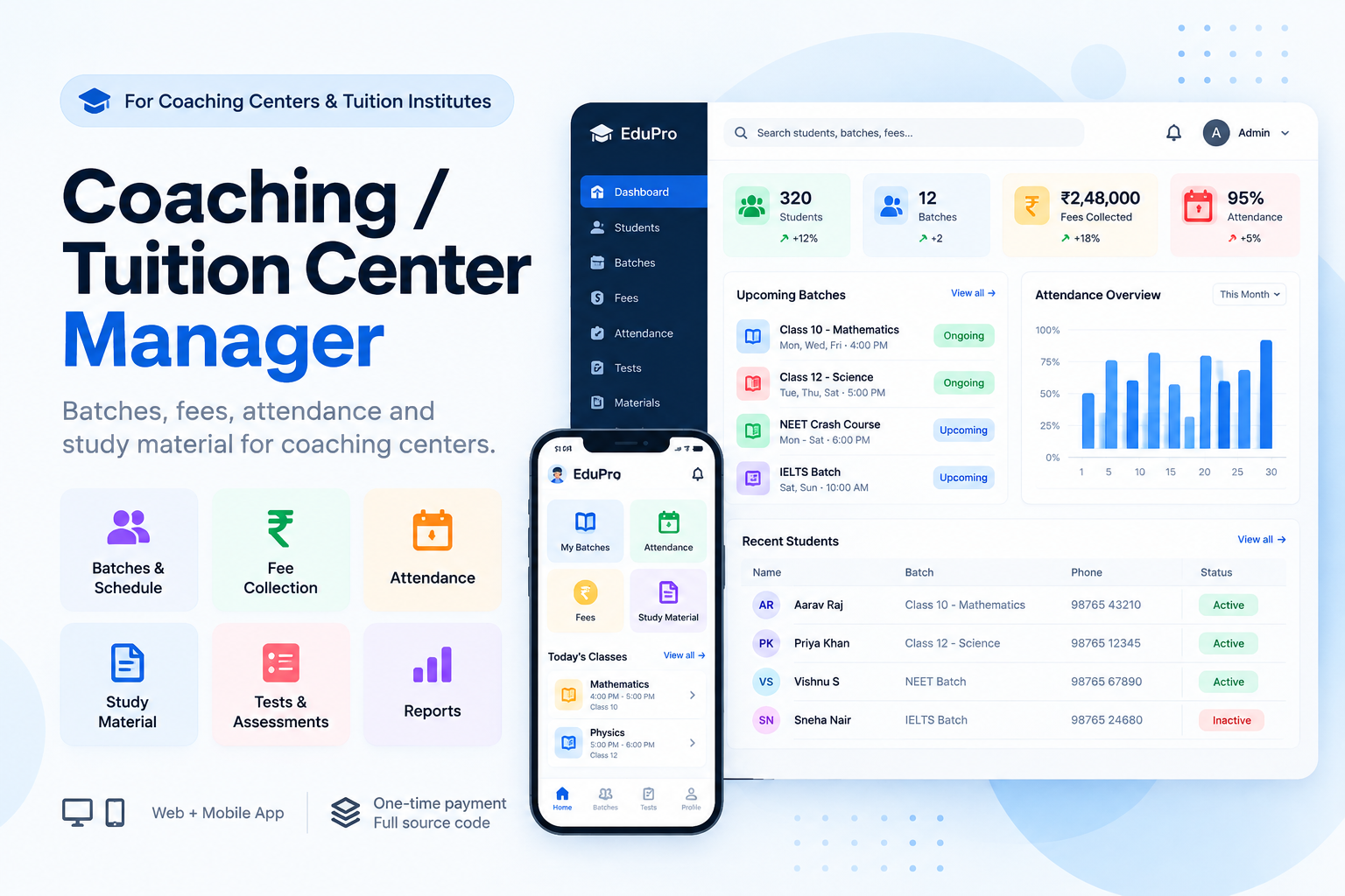 Coaching / Tuition Center Manager