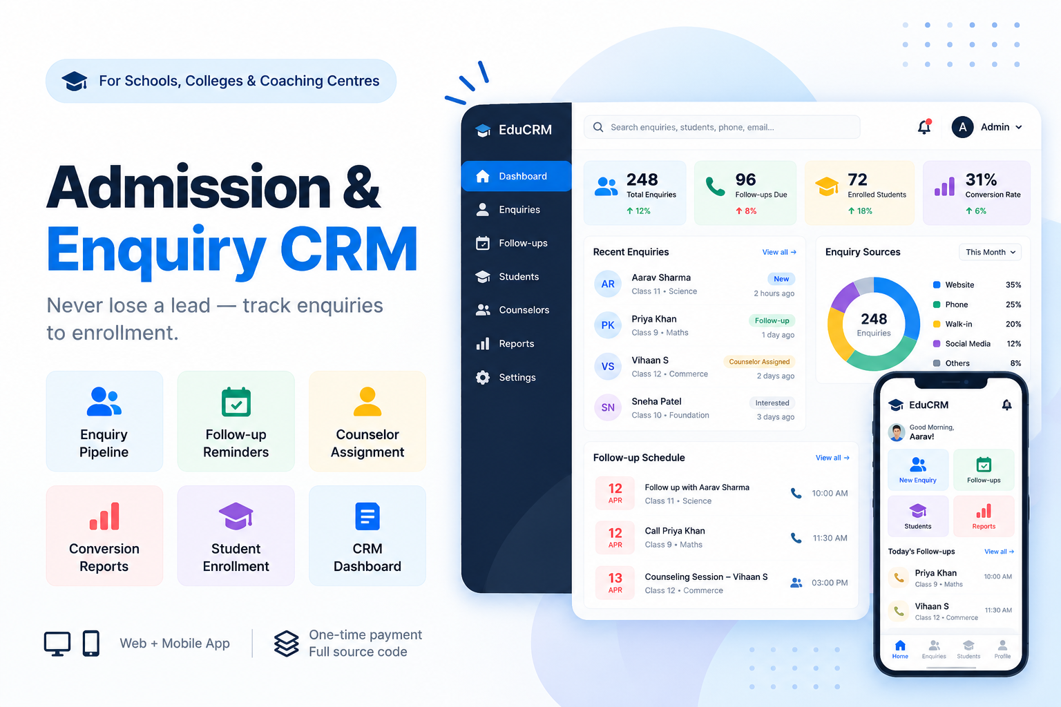 Admission & Enquiry CRM