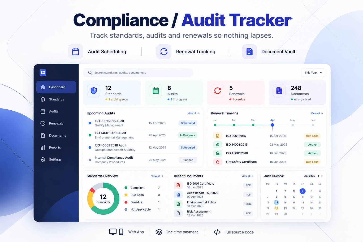 Compliance / Audit Tracker