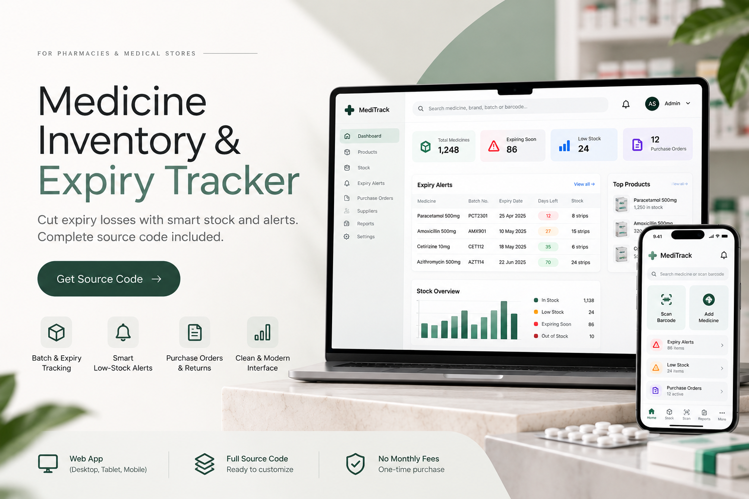 Medicine Inventory & Expiry Tracker