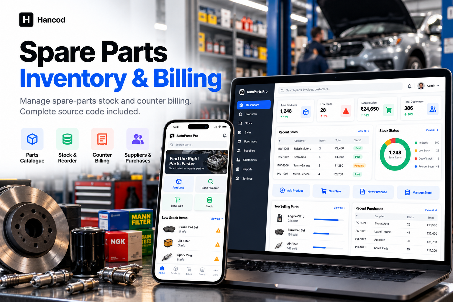 Spare Parts Inventory & Billing